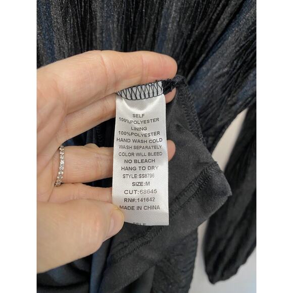 She + Sky Black Mini Dress - Picture 9 of 9